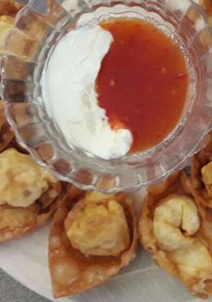 Foto resep Pangsit goreng isi ayam