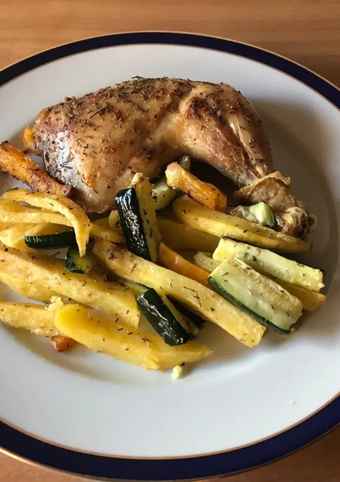 Una foto de Pollo en airfryer