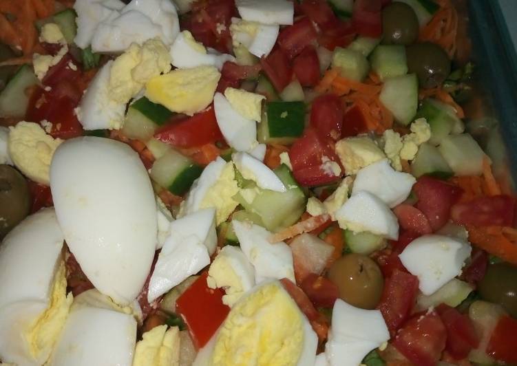 Easiest Way to Cook Yummy Vegetable Salad