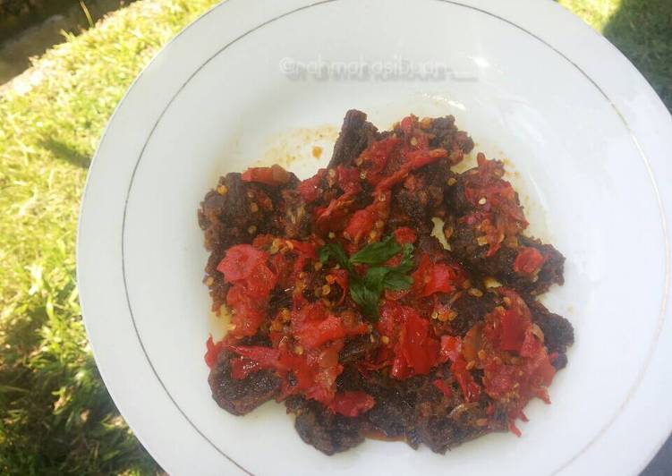 Anti Ribet, Bikin Dendeng batokok sapi lado merah Bunda Pasti Bisa