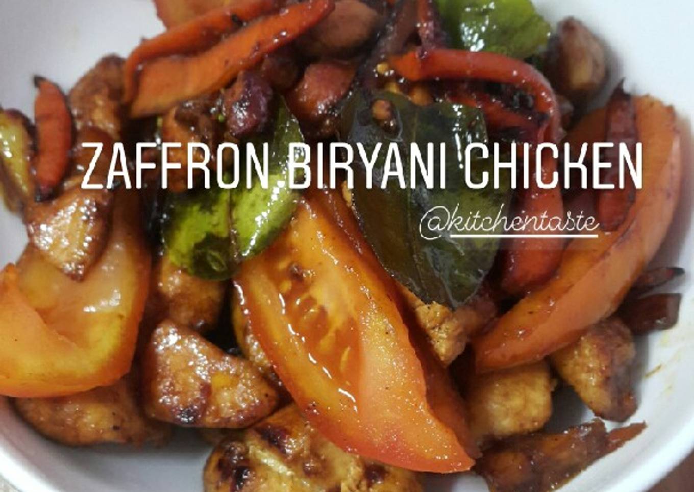 Zaffron Biryani Chicken ala Kitchentaste (Rasa India)