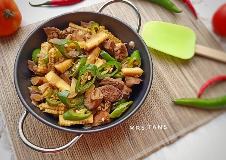 Oseng Baby Corn Ati Ayam 🐣