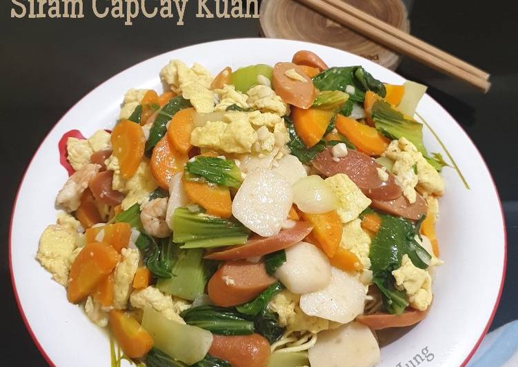 Resep Tamie Siram Capcay Kuah yang Enak Banget