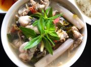 Hình ảnh của canh ếch lá giang