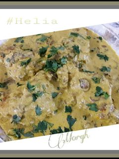 عکسی از دستور خوراک قارچ و مرغ آسیایی