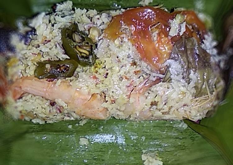 Resep Botok udang Anti Gagal