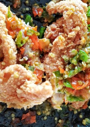 Foto resep Sambal Rawit Ijo Ayam Geprek