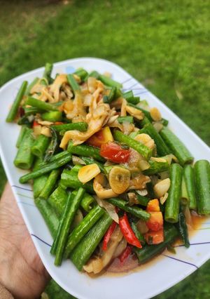 Foto resep Tumis Bunga Bawang Jamur