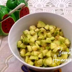 A picture of Hyderabadi Chatpata Jaam or Guava Delight.