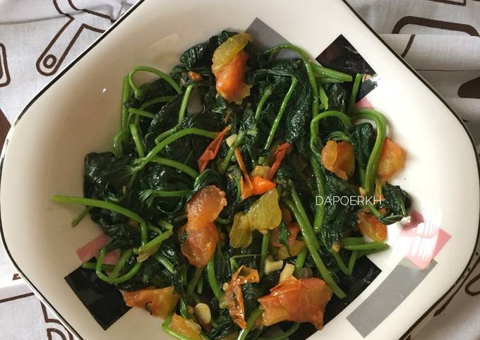 Wajib coba! Resep membuat Tumis Daun Ubi  nikmat