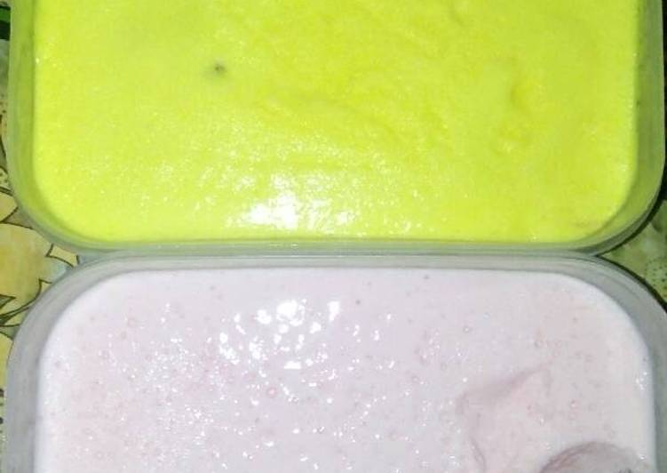 Ice cream rumahan simple bingiiits