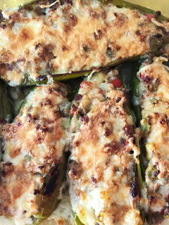 Una foto de Pimientos italianos rellenos