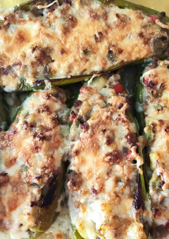 Una foto de Pimientos italianos rellenos