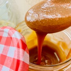A picture of Homemade Caramel Sauce.