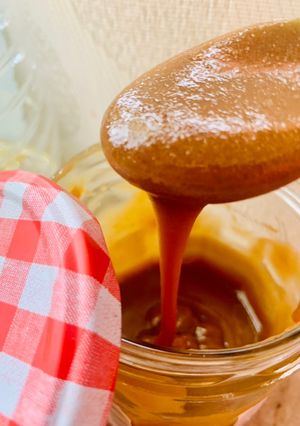 A picture of Homemade Caramel Sauce.