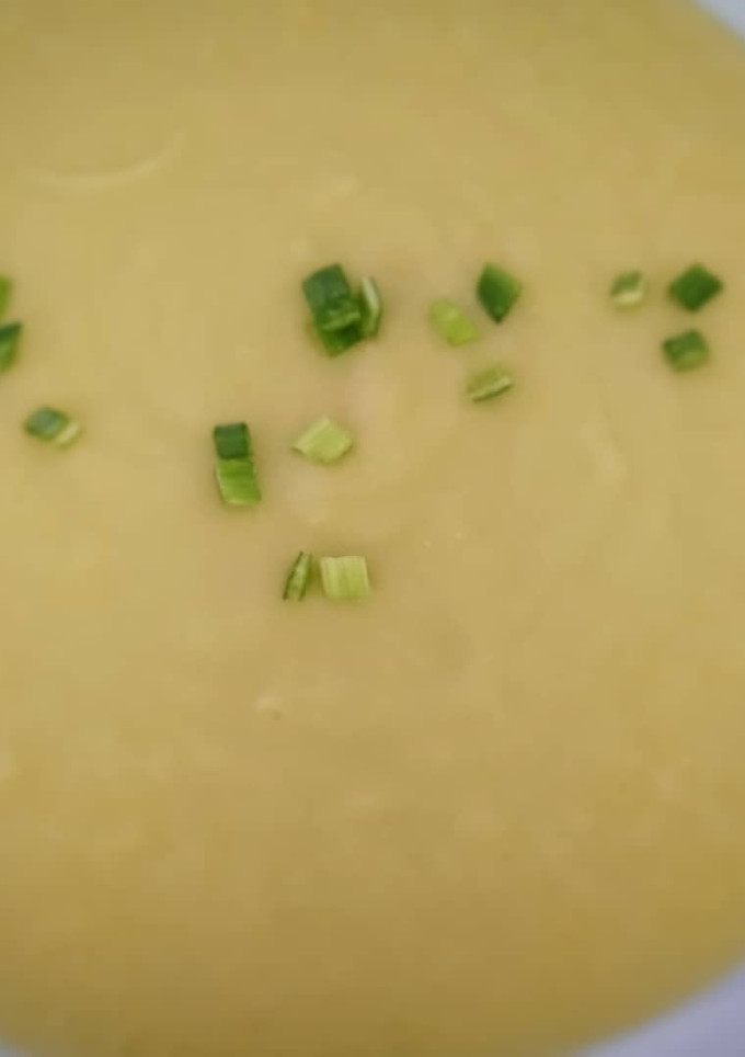 Una foto de Crema de maíz