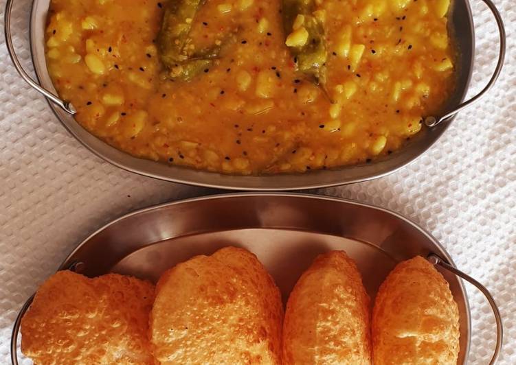 Easiest Way to Make Aaloo Tarkari aur Poori