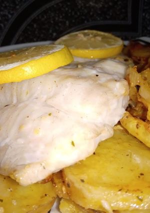 Una foto de Merluza al Horno