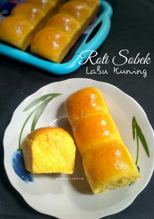 Foto resep Roti Sobek Labu Kuning Eggless