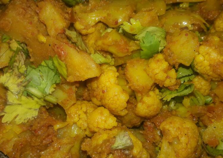 Simple Way to Make Appetizing Aalo Gobhi veg