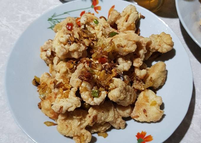 160. Ayam Krispi Cabe Garam