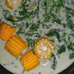 รูปของ Sayur bobor bayem jagung