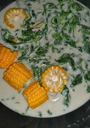 Foto resep Sayur bobor bayem jagung