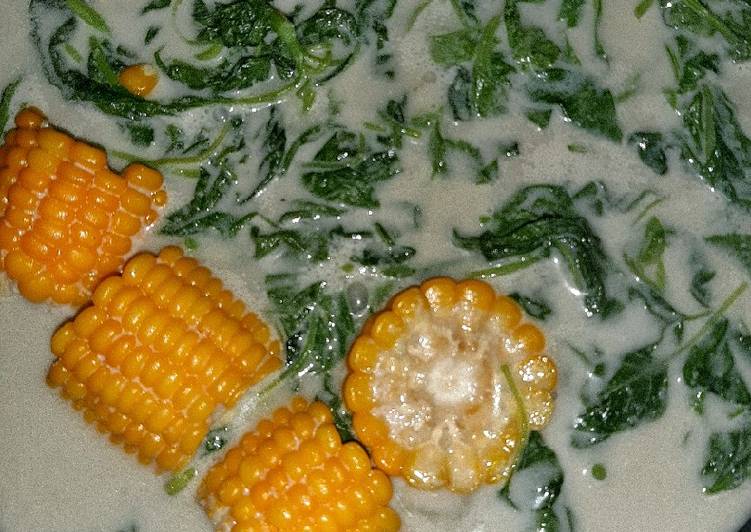 Resep Sayur bobor bayem jagung yang Menggugah Selera