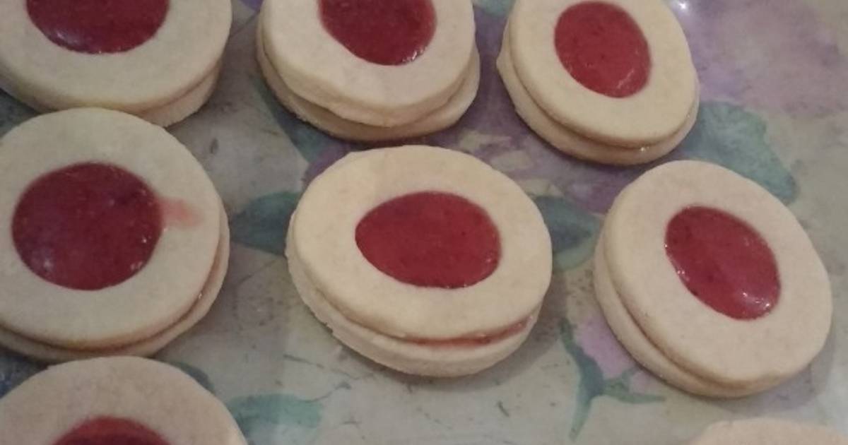 Ojitos de buey, las galletitas rellenas de mermelada fáciles de hacer