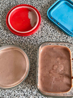 Una foto de Helado fitness de proteínas sabor vainilla