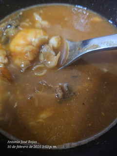 Una foto de Sopa de pescado