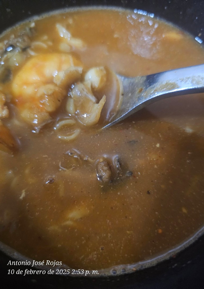Una foto de Sopa de pescado