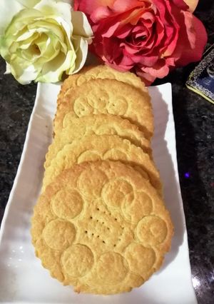 صورة لوصفة أقراص العيد😍 الحمصية