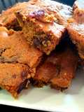Blondies con picotas y choco