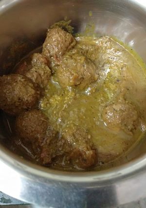 A picture of Soyabean kofta.