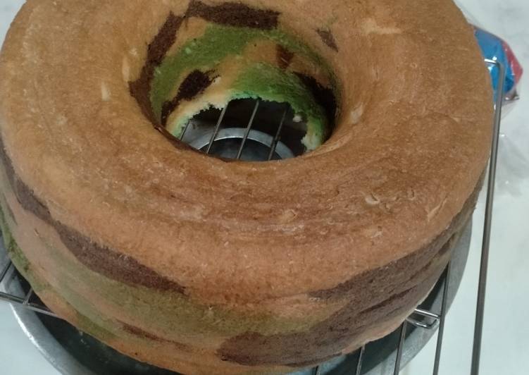 Langkah Mudah untuk Bikin Cake Army putih telur Sederhana