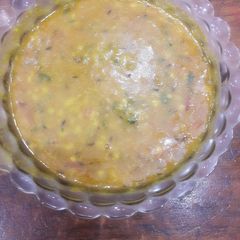 A picture of No oil dal tadka.