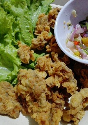 Foto resep Daging sapi krispi sambal dabu dabu