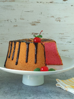 Foto resep Strawberry Chiffon Cake