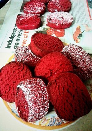 A picture of Red Velvet Cookies #cookiescontest.