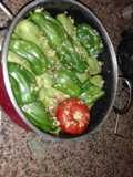Stuffed Zucchini and Peppers