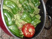A picture of large zucchinis