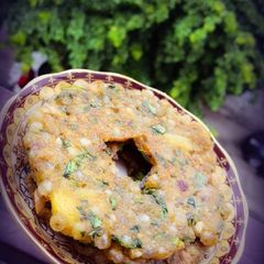 A picture of Sabudana thalipeeth.