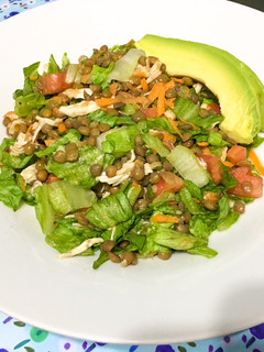 Una foto de Ensalada de lentejas