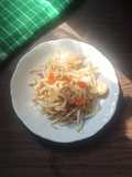 Tumis tauge jamur merang