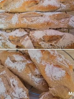 Une photo de Baguettes et mini baguettes au Cook Expert avec moules Émile Henry