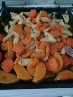 Una foto de Verduras al horno