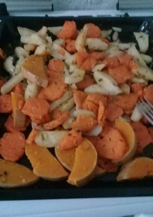Una foto de Verduras al horno