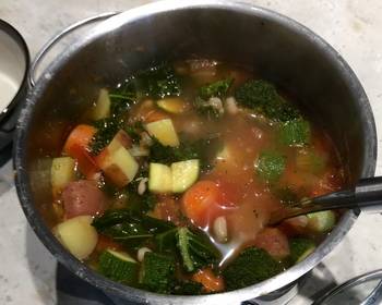 Without Fail Serving Recipe Herbed Tomato Vegetable Soup Practical Delicious
