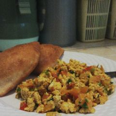 A picture of Scrambled eggs.
